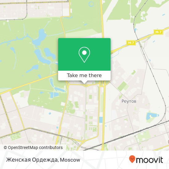 Женская Ордежда, Москва 111531 map