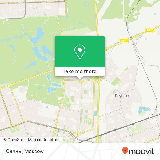 Саяны, Москва 111531 map