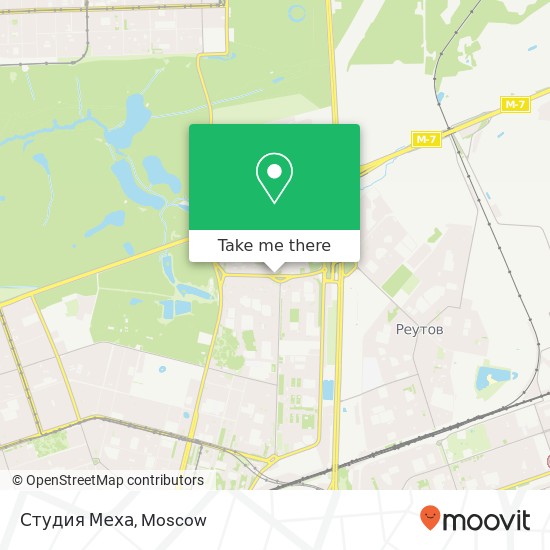 Студия Меха, Москва 111531 map