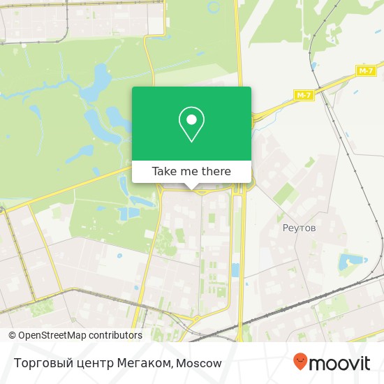 Торговый центр Мегаком, Москва 111555 map