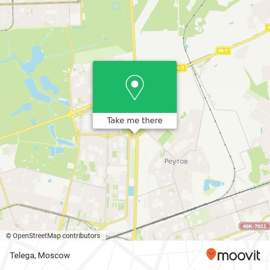 Telega, МКАД 2-й км Внутренняя Сторона Москва 108808 map