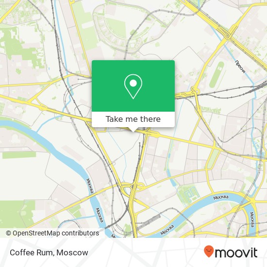 Coffee Rum, 1-й Магистральный тупик, 5A Москва 123290 map