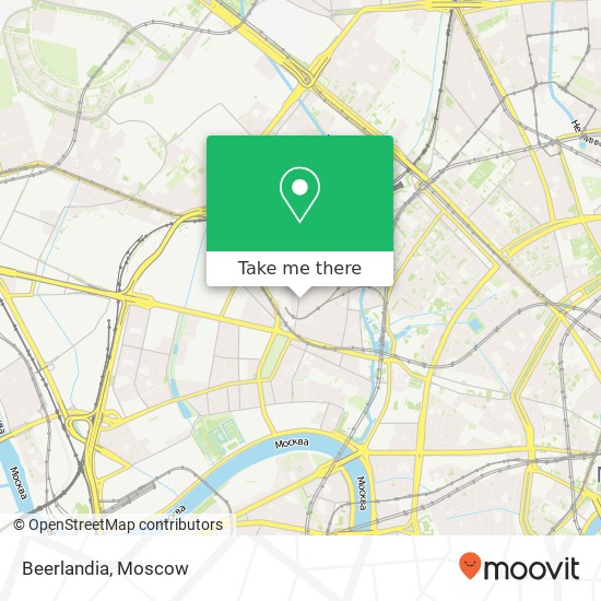 Beerlandia, улица Пресненский Вал Москва 123557 map