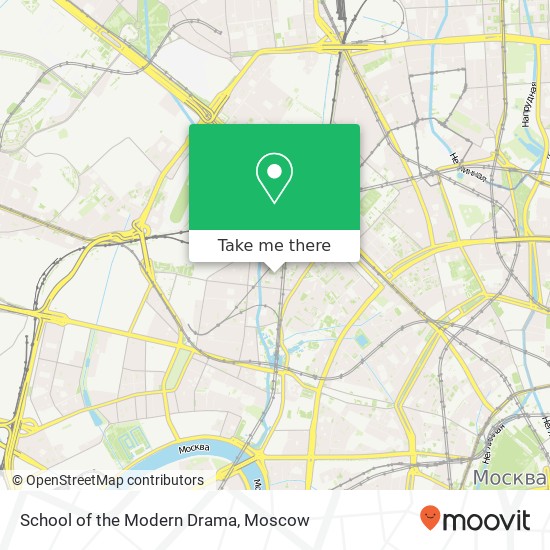 School of the Modern Drama map