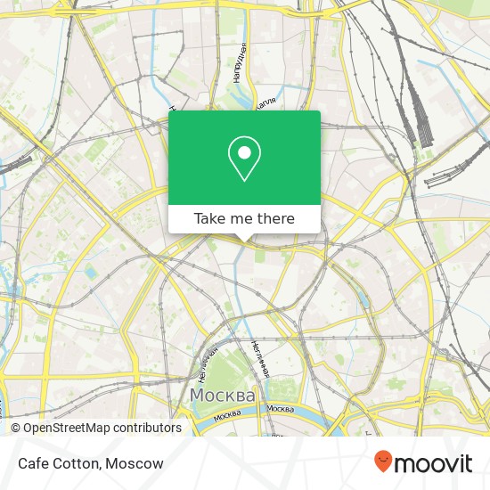 Cafe Cotton, Неглинная улица Москва 107031 map