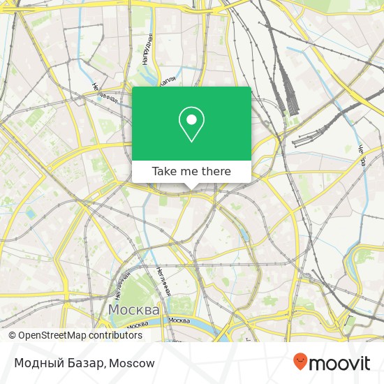 Модный Базар, Сретенский бульвар Москва 107045 map