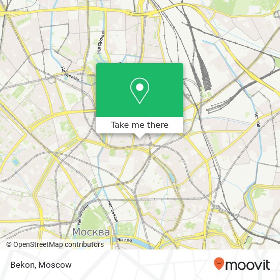 Bekon, Луков переулок, 6 Москва 107045 map