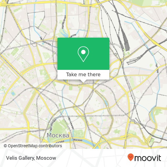 Velis Gallery, улица Сретенка Москва 107045 map