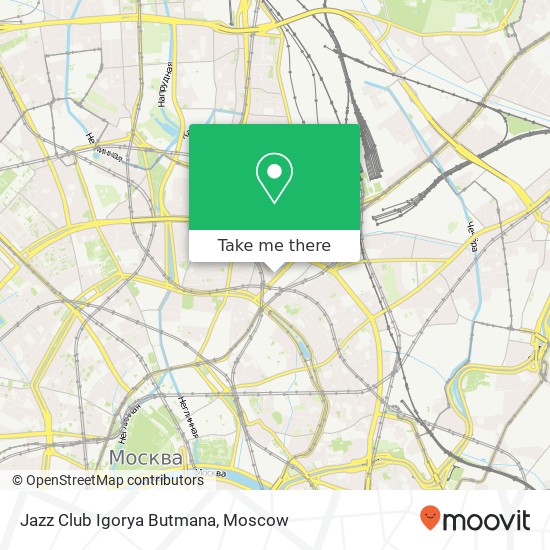 Jazz Club Igorya Butmana, Уланский переулок Москва 101000 map