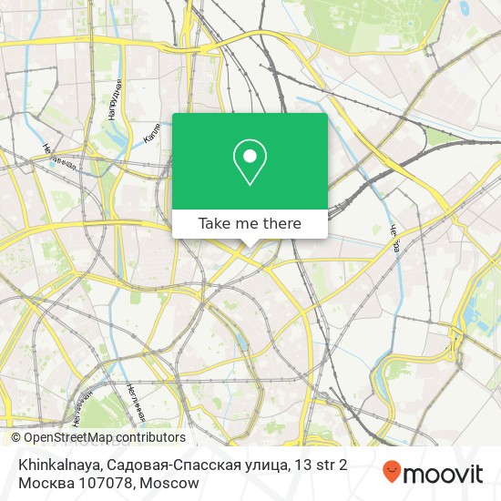 Khinkalnaya, Садовая-Спасская улица, 13 str 2 Москва 107078 map