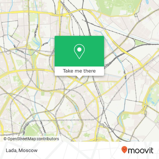 Lada, Орликов переулок Москва 107078 map