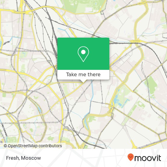 Fresh, Доброслободская улица Москва 105066 map