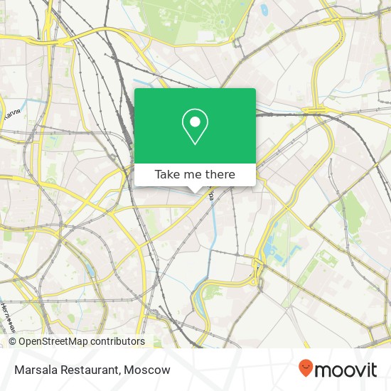 Marsala Restaurant, Новорязанская улица Москва 105066 map