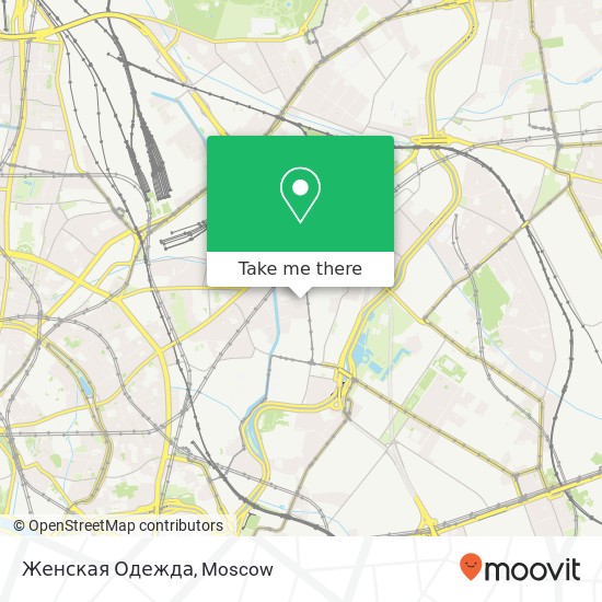 Женская Одежда, Аптекарский переулок Москва 105005 map