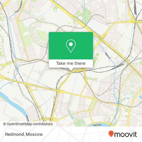 Redmond, Хорошёвское шоссе, 16 Москва 125284 map