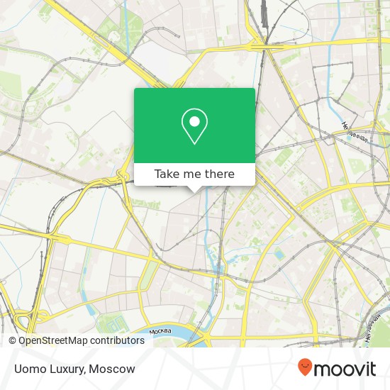 Uomo Luxury, улица Пресненский Вал Москва 123557 map