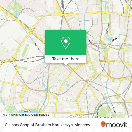 Culinary Shop of Brothers Karavaevyh, 1-я Брестская улица Москва 125047 map