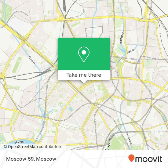 Moscow-59, Оружейный переулок Москва 125047 map