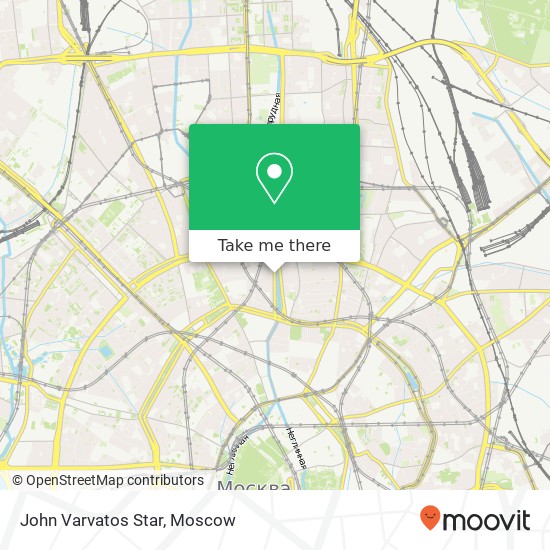 John Varvatos Star, Цветной бульвар Москва 127051 map