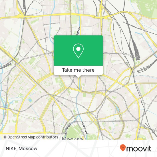 NIKE, Цветной бульвар Москва 127051 map