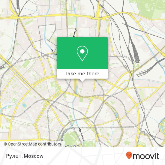 Рулет, Трубная улица Москва 127051 map