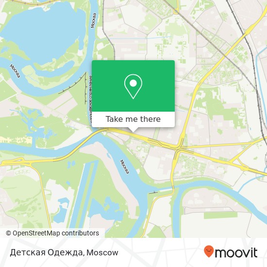 Детская Одежда, проспект Маршала Жукова Москва 123154 map