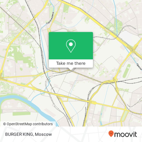 BURGER KING, Хорошёвское шоссе, 27 Москва 123007 map