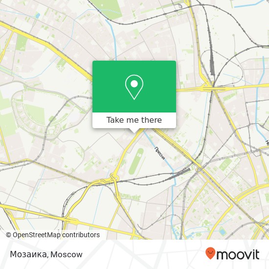 Мозаика, Москва 125284 map