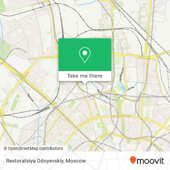 Restoratsiya Odoyevskiy, Сущёвская улица Москва 127055 map