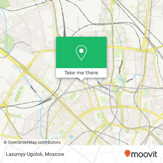 Lazurnyy Ugolok, Москва 127055 map