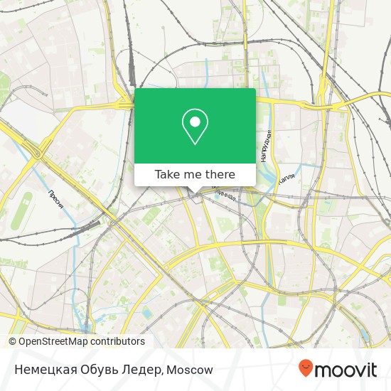 Немецкая Обувь Ледер, Селезнёвская улица Москва 127473 map