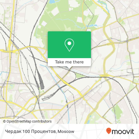 Чердак 100 Процентов, Русаковская улица Москва 107113 map