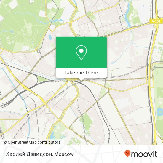 Харлей Дэвидсон, Москва 107023 map