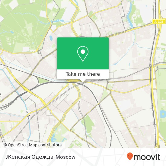 Женская Одежда, Москва 107023 map