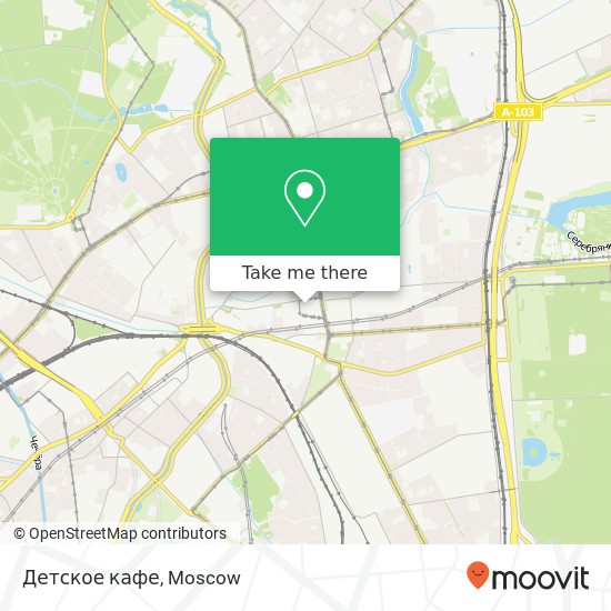 Детское кафе, Москва 107023 map