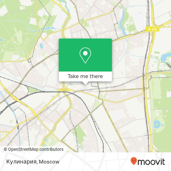 Кулинария, Москва 107023 map