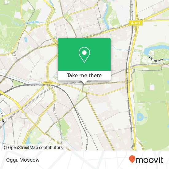 Oggi, Семёновская площадь, 1 Москва 105318 map