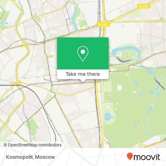 Kosmopolit, Щербаковская улица, 53 Москва 105187 map