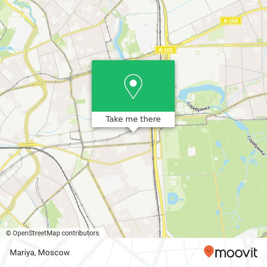 Mariya, Борисовская улица Москва 105187 map