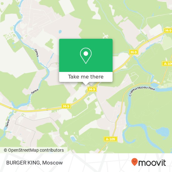 BURGER KING, Красногорский район map