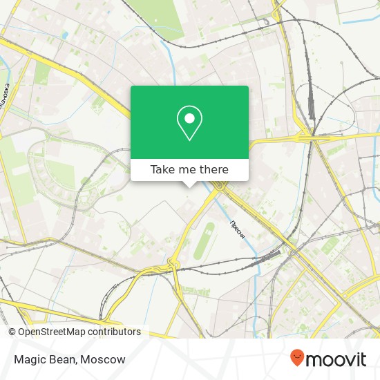 Magic Bean, Москва 125284 map