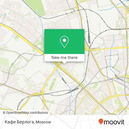Кафе Берлога, улица Расковой, 1 Москва 125040 map