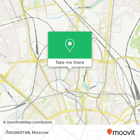 Локомотив, Москва 127055 map