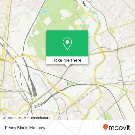 Penny Black, Сокольническая площадь Москва 107113 map