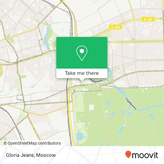 Gloria Jeans, Москва 105187 map