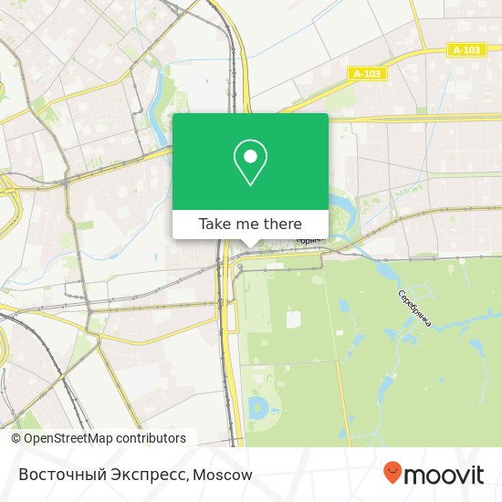 Восточный Экспресс, Москва 105187 map
