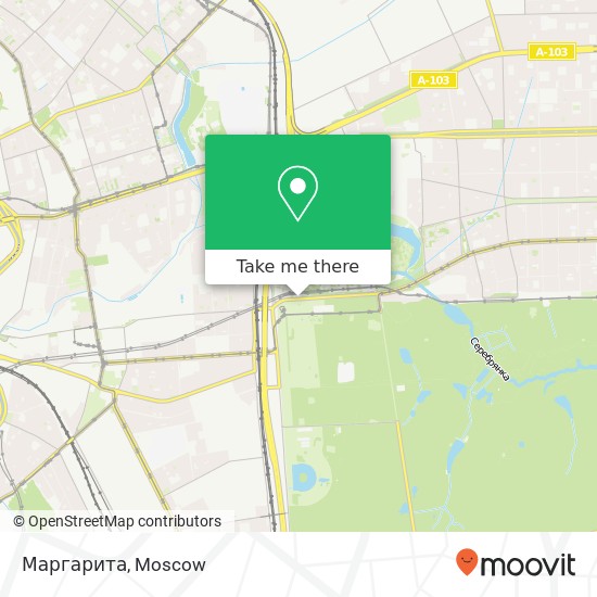 Маргарита, Измайловское шоссе, 71 Москва 105187 map