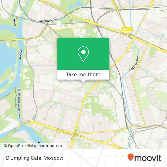 D'Umpling Cafe, улица Расплетина, 12 Korp 1 Москва 123060 map