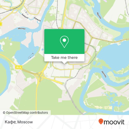 Кафе, Москва 123458 map