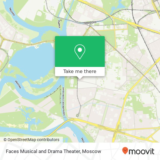 Faces Musical and Drama Theater map